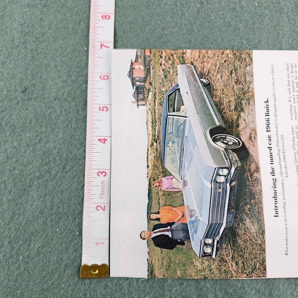 1966 Buick Electra 225 Vintage Magazine Print Advertisement VTG Car Ad ART - Picture 3 of 3